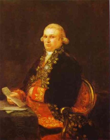 Francisco Jose de Goya Don Antonio Noriega oil painting picture